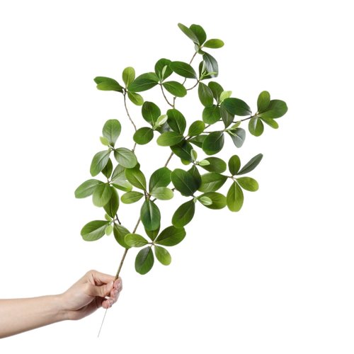 仿真绿植 手感鸭脚木叶网红民宿家居装饰插花 景观工程造景假植物