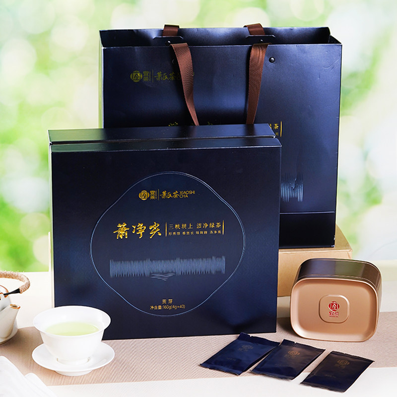 2026新茶萧氏茶萧净尖明前嫩芽湖北宜昌邓村高山绿茶160g送礼佳品