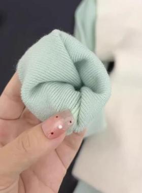 错过真太可惜~韩版一体一线成衣亲肤舒适气质半高领坑条打底内搭