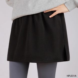 质感太舒服了 下摆毛呢半身裙 秋冬内搭叠穿遮屁股打底神器鲨鱼裤