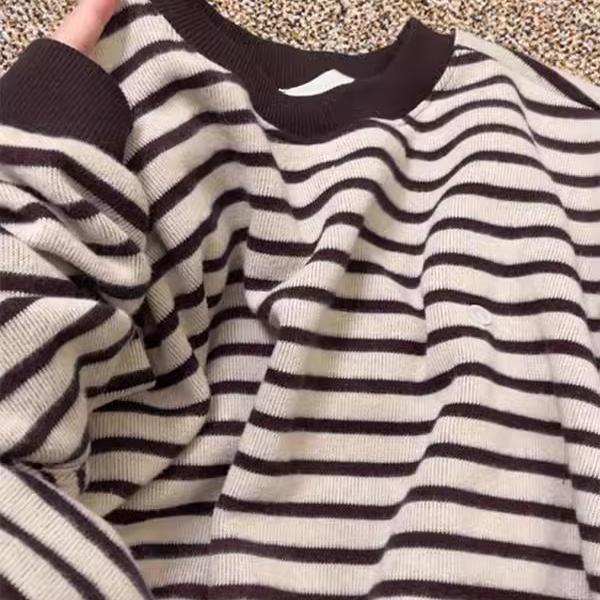 圆领2024新款加厚卫衣慵懒风宽松