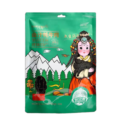 灯照卤汁牛肉干108g/袋 甘孜特产酱卤牦牛休闲零食五香卤牛肉即食