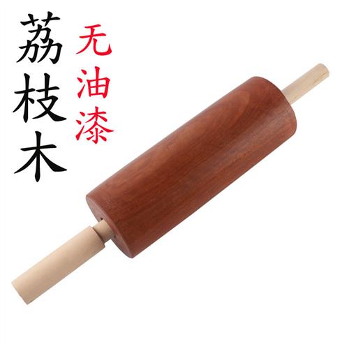大号压面棒实木擀面棍木锤滚轴式棍擀面棍实木红木通心锤槌擀锤杆