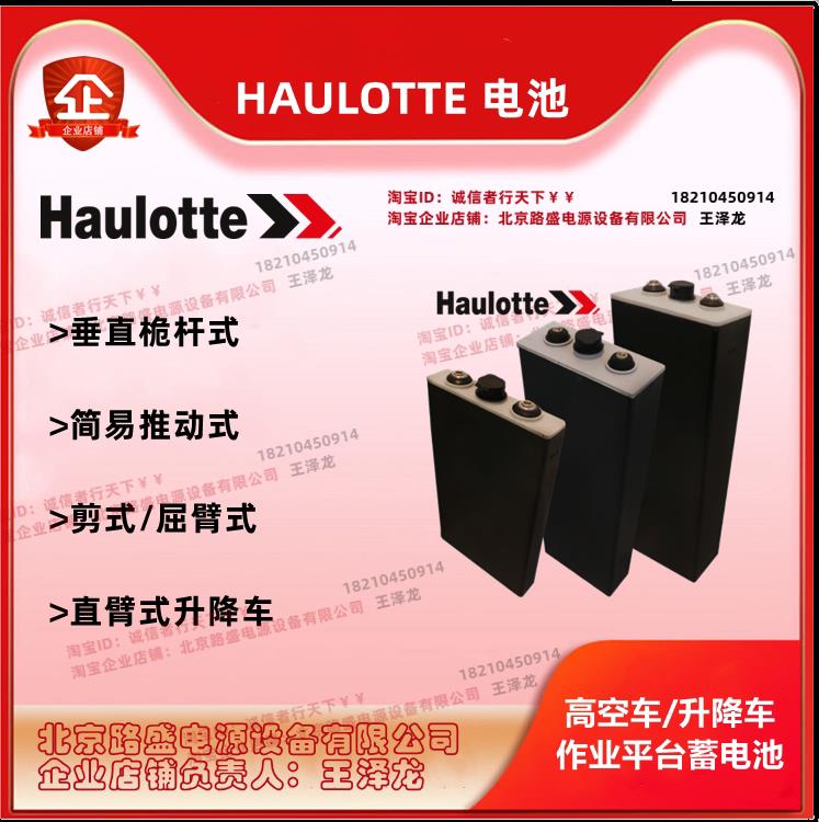 法国Haulotte皓乐特升降机零配件2901002360牵引电池 2V250AH