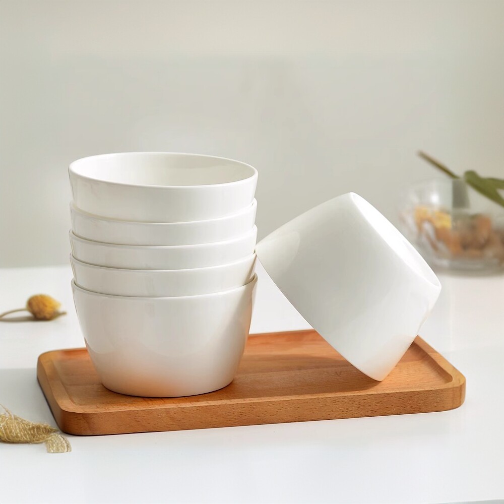 骨瓷一级品日式直筒碗高品质陶瓷