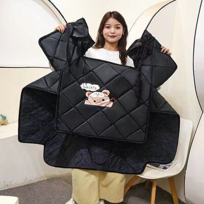 双面摩托车通用被雨水春秋四季防电瓶车中厚款四季电动防风罩挡风