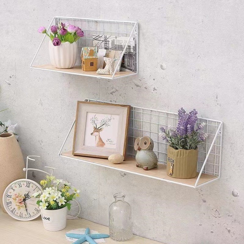 墙上宿舍路由器免壁挂置物架篮上铺收纳创意架打孔寝室卧室上墙架