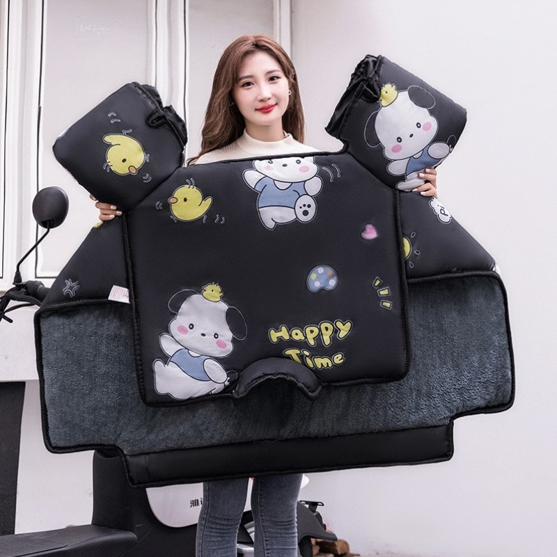 加大冬天加绒新款被电动车通用电瓶车挡风防寒防风防雨小型摩托车