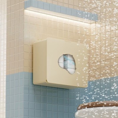 收纳壁挂卫生巾厕所纸盒厕姨妈巾放纸巾收纳盒箱置物架卫生间浴室