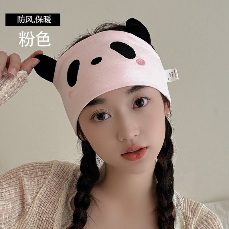 帽超柔坐月子亲子可爱孕妇产妇产后帽秋冬月子保暖帽帽子纯棉大头