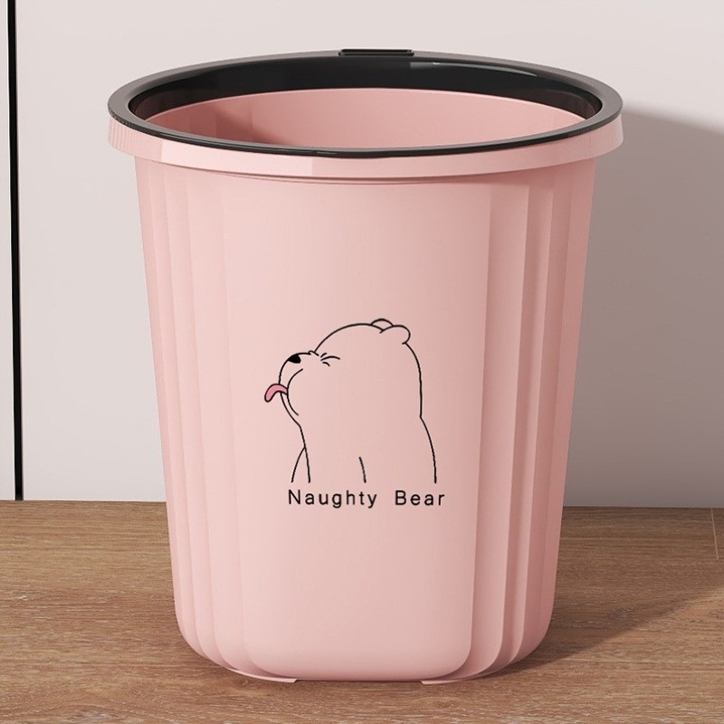 餐厅艺术办公室纸篓卧室高级垃圾桶新款加厚感造型轻奢实用卫生间