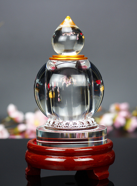 水晶舍利塔水晶瓶密封装藏甘露丸供佛礼空瓶子菩提塔嘎乌瓶大小号