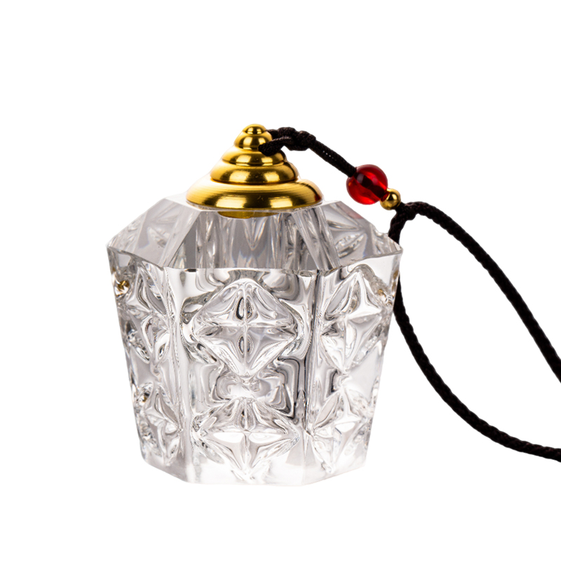 水晶吊坠挂绳嘎乌盒小号舍利塔佩戴空瓶子装藏供养小佛塔车挂饰件