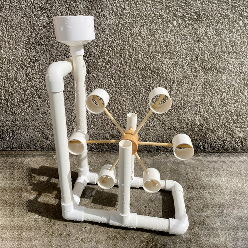 幼儿园手工水车发电实验教具