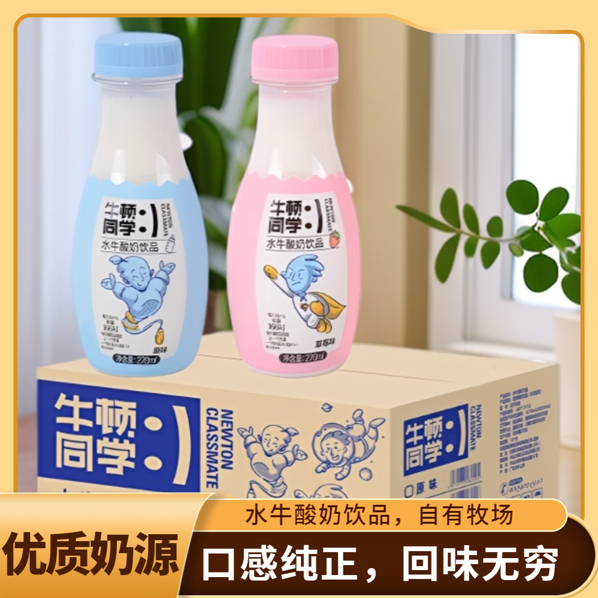 牛顿同学水牛酸奶饮料270ml
