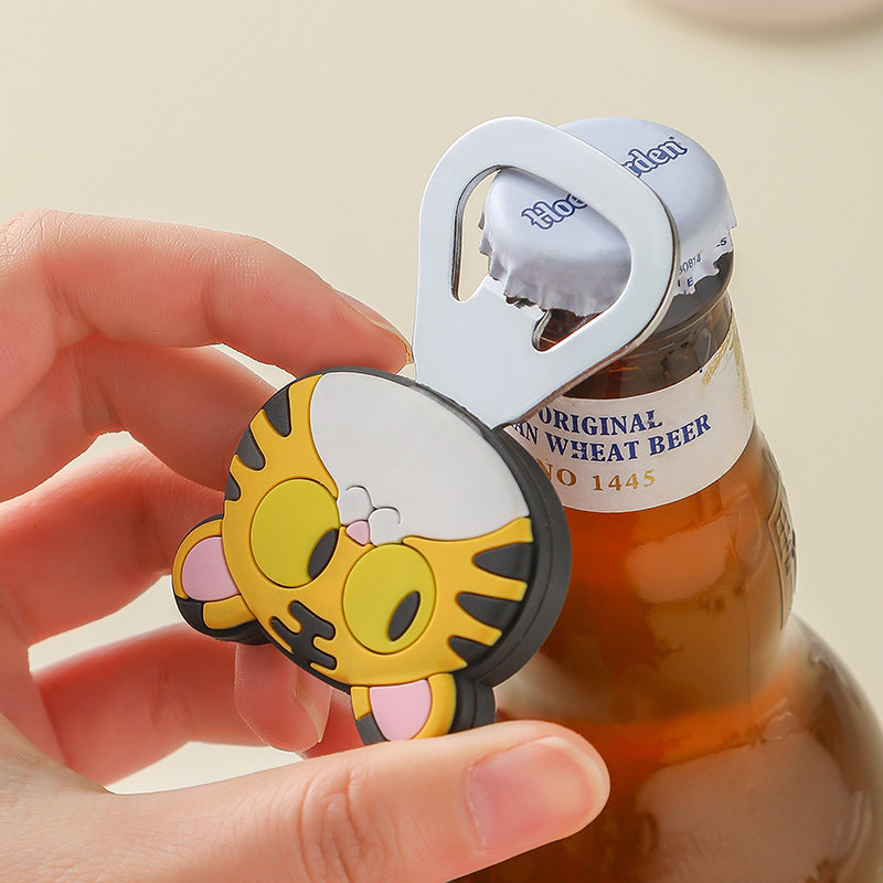原创卡通磁吸开瓶器创意卡通风开盖神器冰箱贴瓶盖起子家用可爱