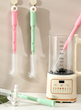 杯刷洗杯子专用刷子长柄可伸缩清洁刷水杯保温杯多方位清洗弯曲刷