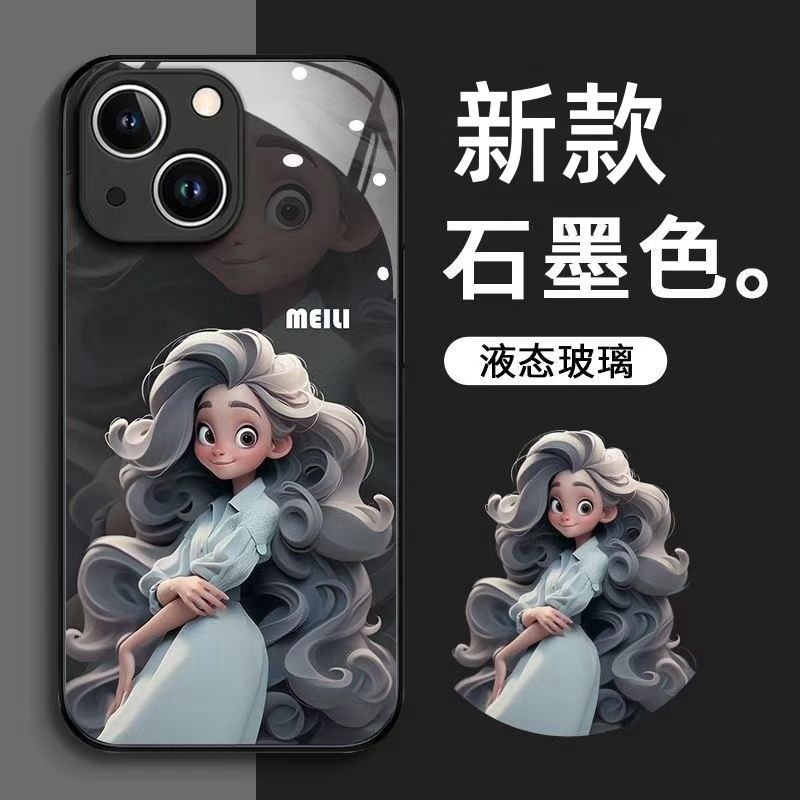 新款卡通公主全包壳支持来图定制