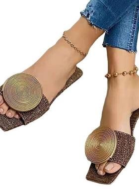 women flat sandals big size 43 roman summer slipper大码拖鞋