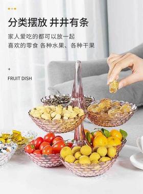 Multi - layer fruit tray creative snacks inventory rack