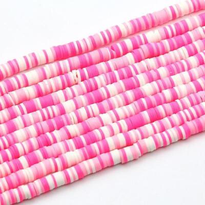 3300Pcs 10 Strands Clay Bead Kit, Polymer Clay Beads for Jew