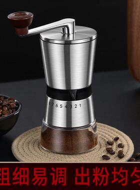 Manual Coffee grinder Stainless steel Burr milling咖啡磨豆机