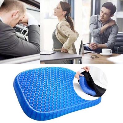 Decompress Gel Seat Cushion Breathable Honeycomb Design For