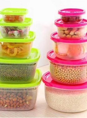 plastic Lunch Box Portable Bowl Food Container Lunchbox
