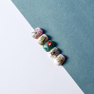 昆虫美甲贴纸指甲饰品 Insects Dragonfly 5D Nail Art Stickers