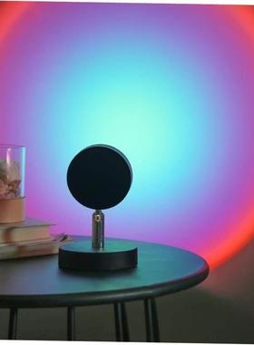 Sunset Lamp Rainbow Projector Night Light Led Desk Lamp 1