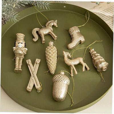 圣诞节Christmas decorations christmas tree fawn Pony pendant