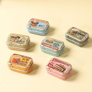 box可爱马口铁盒随身便携小药盒糖果盒 medicine Portable small