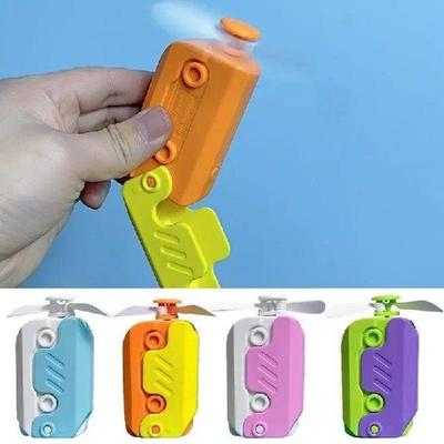 Hand Fan Funny Toy Design Pocket Fan Portable 3 Speeds