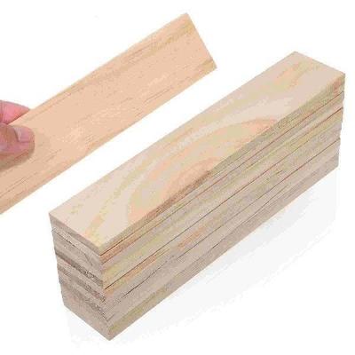 12 Pcs Rectangular Sylvestris Pine Board Wood for Crafts