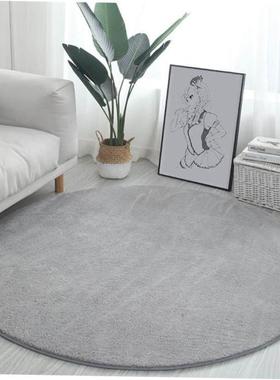 Round Fluffy Area Rug for Bedroom Soft Shaggy Carpet Circle