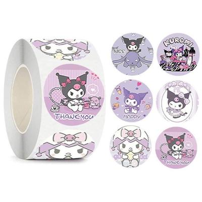 sanrio sticker roll kuromi melody cinnamonroll stickers贴纸