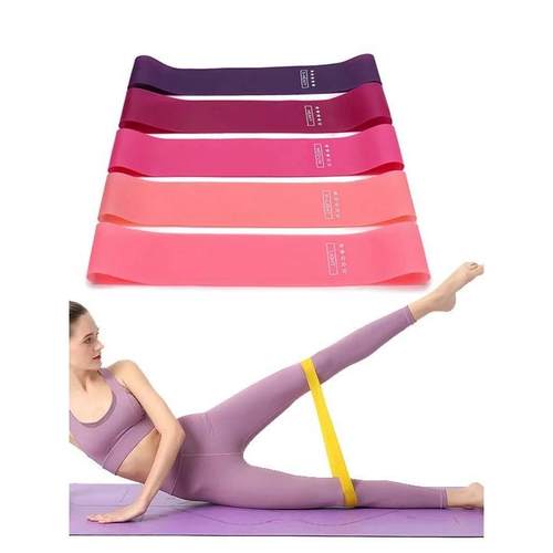 Portable Fitness Workout Equipment Rubber Resistance Bands Y