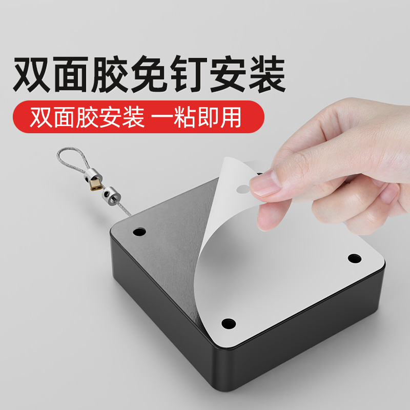 米乐奇双面胶免钉安装自动闭门器