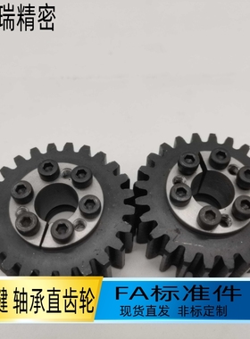 2.5模免键直齿轮VNS11-2.5-30-B25 30 32 36 40 48 50E型齿正齿轮