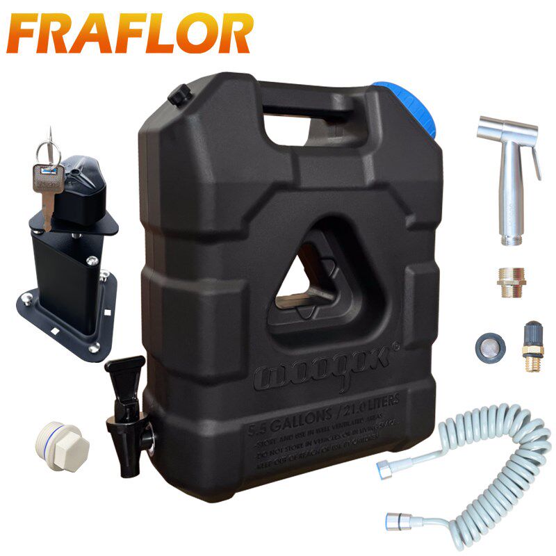 加厚20L升越野户外车载水桶家用储水罐纯净水箱露营饮水桶自驾游