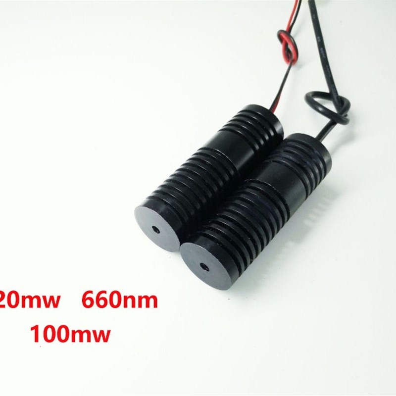 660nm激光模组,100mw大功率红光模组,远距离定位激光器
