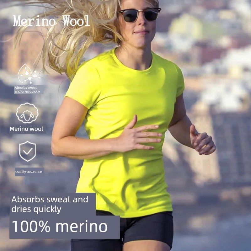 灰壳美利奴羊毛速干T恤15.5超细美丽诺打底衫夏季女款短袖半截袖,户外/登山/野营/旅行用品,功能内衣上装,淘宝优惠券,粉丝福利购,淘宝优惠卷