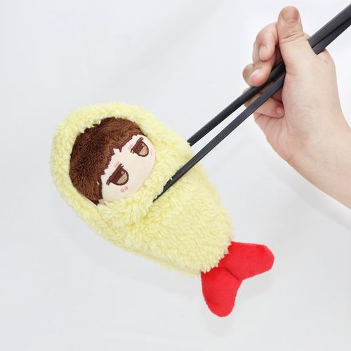 娃衣10cm棉花娃娃胖胖体衣服可爱炸虾睡袋玩偶公仔套装博君一肖