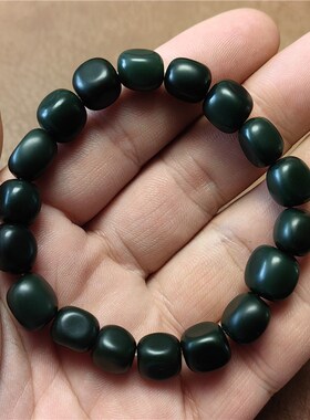 已抢完---新疆和田黑羊脂灵石手链 手串珠子项链吊坠挂件W