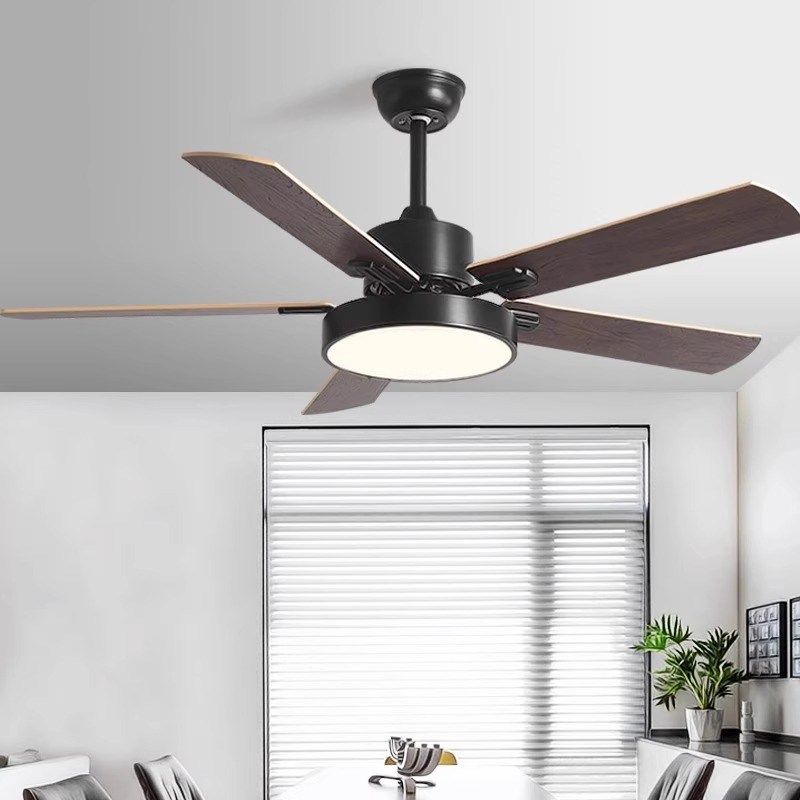 北欧吊扇灯客厅吊扇大风力简约现代木叶电风扇吊灯餐厅家用风扇灯,家装灯饰光源,风扇灯,淘宝优惠券,粉丝福利购,淘宝优惠卷