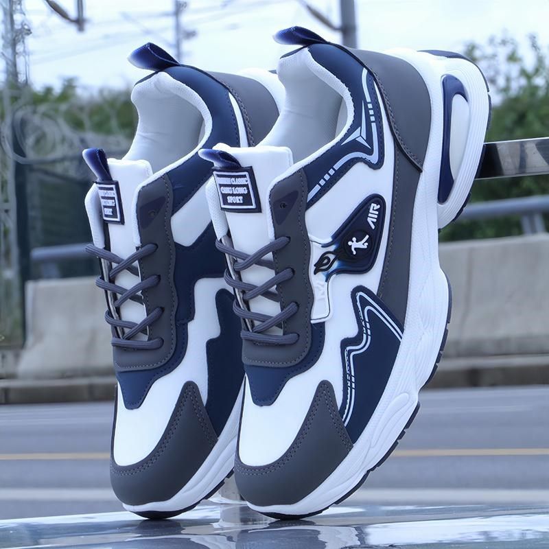 运动鞋男缓震老爹鞋男款春夏季2024新款男鞋防水皮面软底休闲鞋子,流行男鞋,老爹鞋,淘宝优惠券,粉丝福利购,淘宝优惠卷