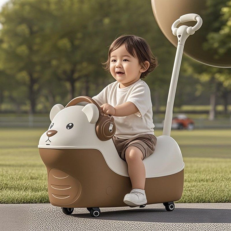 花生车带推杆儿童溜溜车扭扭玩具1一3岁婴儿男宝宝礼物学步男女孩,玩具/童车/益智/积木/模型,扭扭车,淘宝优惠券,粉丝福利购,淘宝优惠卷