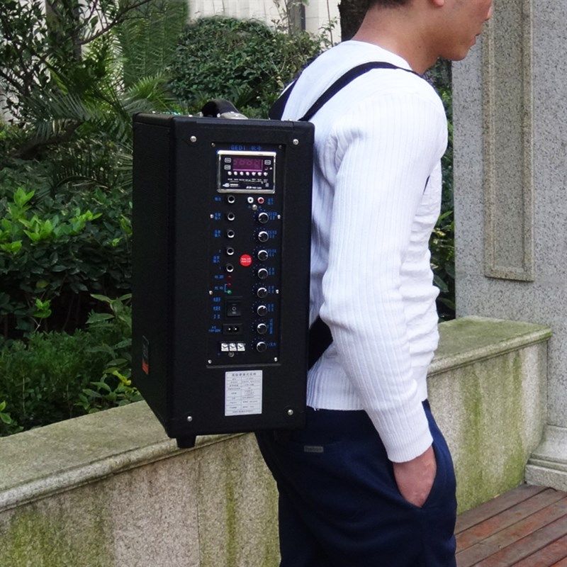 流浪歌手卖唱吉他音箱 充电便携大功率户外表演移动民谣弹唱音响