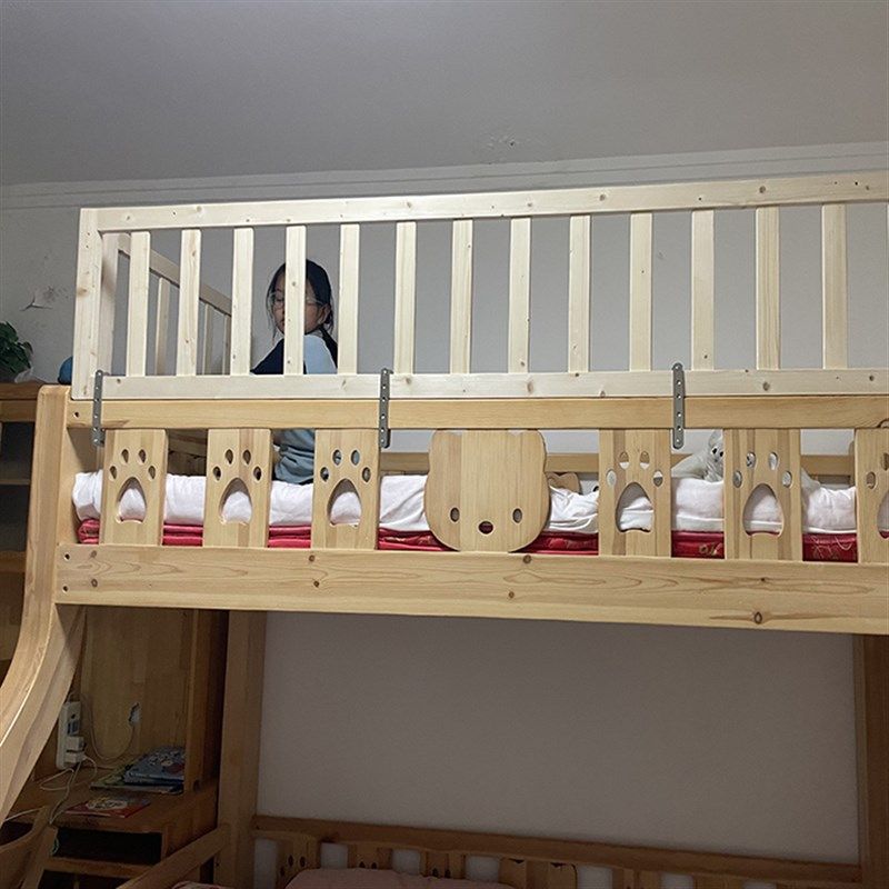 实木上下铺床加高护栏儿童子母床上下床围栏宝宝防摔防护栏杆挡板,婴童用品,床护栏,淘宝优惠券,粉丝福利购,淘宝优惠卷