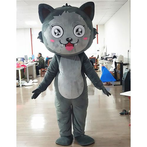 动漫真人穿戴活动小灰狼表演道具小灰灰演出巡演卡通人偶服装定制